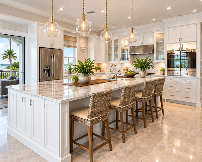 Luxury kitchen renovation by Worth Home Management